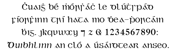 scottish gaelic font
